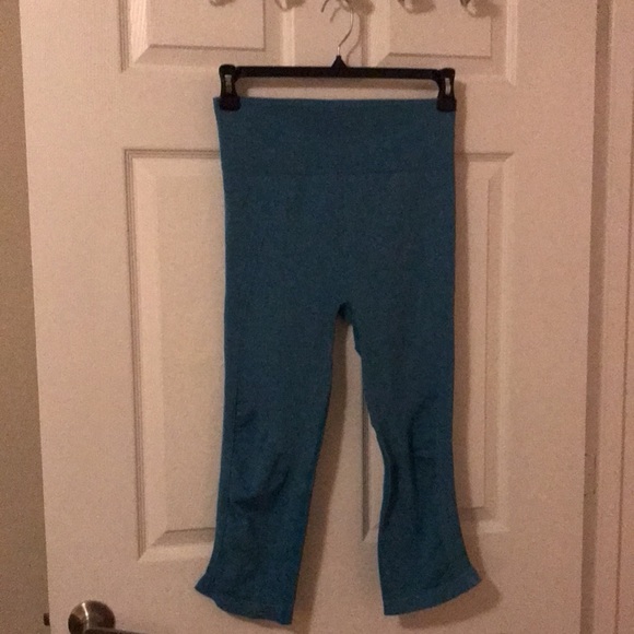 One of my favorite pair of aqua colored yoga pants - Picture 2 of 5
